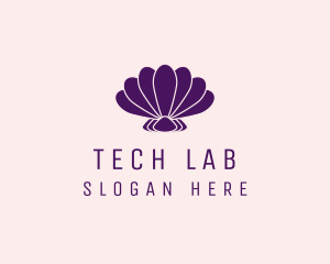 Purple Beauty Shell logo design