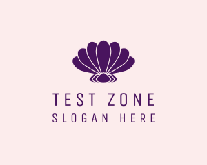 Purple Beauty Shell logo design