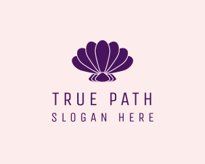 Purple Beauty Shell logo design