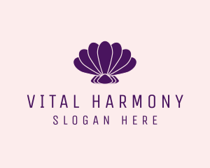 Purple Beauty Shell logo design