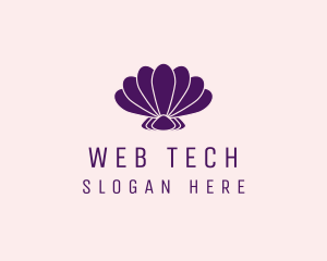 Purple Beauty Shell logo design