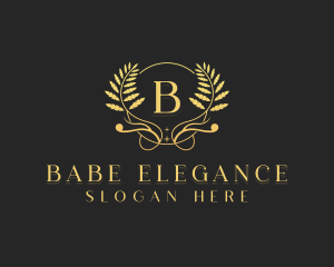 Elegant Floral Boutique logo design