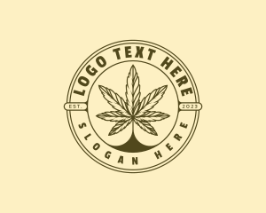 Herbal Marijuana Leaf logo