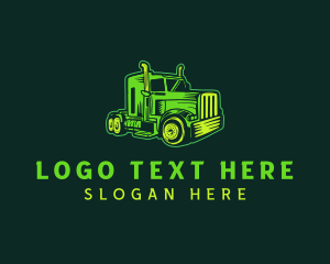 Trucking Freight Cargo Logistics logo