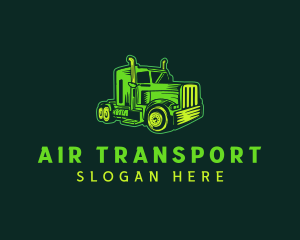 Trucking Freight Cargo Logistics logo design