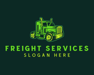 Trucking Freight Cargo Logistics logo