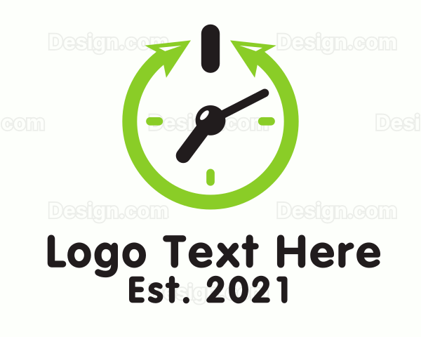 Clock Power Button Logo