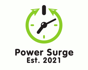 Clock Power Button logo