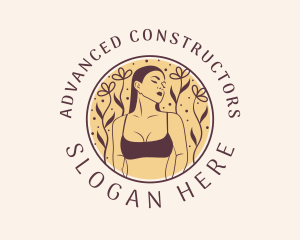 Flower Woman Lingerie logo design