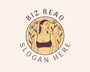 Flower Woman Lingerie logo design