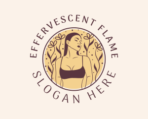 Flower Woman Lingerie logo design