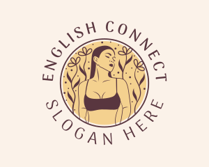 Flower Woman Lingerie logo design