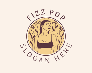 Flower Woman Lingerie logo design