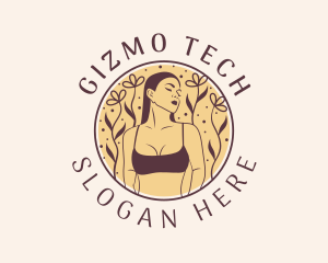 Flower Woman Lingerie logo design