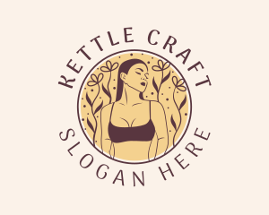 Flower Woman Lingerie logo design