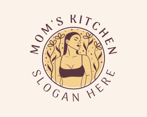 Flower Woman Lingerie logo design