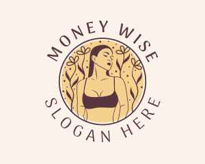 Flower Woman Lingerie logo design