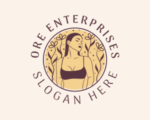 Flower Woman Lingerie logo design