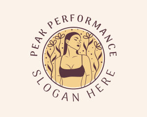 Flower Woman Lingerie logo design