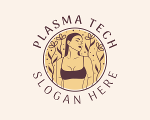 Flower Woman Lingerie logo design