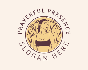 Flower Woman Lingerie logo design