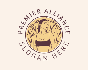 Flower Woman Lingerie logo design