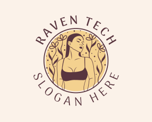 Flower Woman Lingerie logo design