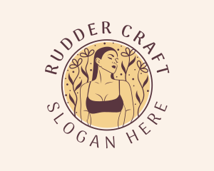 Flower Woman Lingerie logo design