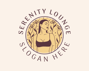 Flower Woman Lingerie logo design