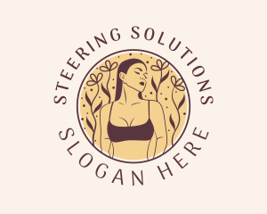 Flower Woman Lingerie logo design