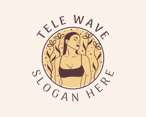 Flower Woman Lingerie logo design