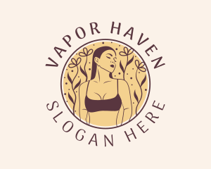 Flower Woman Lingerie logo design