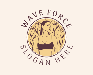 Flower Woman Lingerie logo design