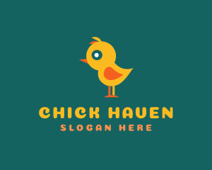 Cute Baby Chick  logo