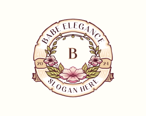 Elegant Floral Boutique logo design