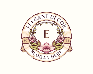 Elegant Floral Boutique logo design