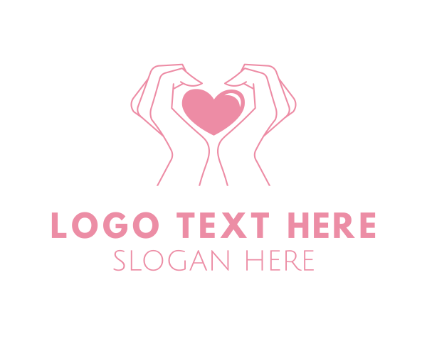 Love Heart logo example 4