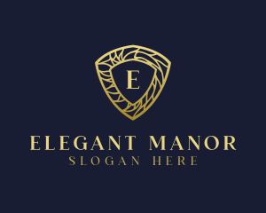 High End Monarch Shield logo design