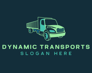 Transportation Truck Vehicle logo design