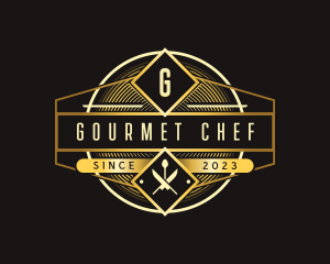 Luxury Kitchen Restaurantt logo design