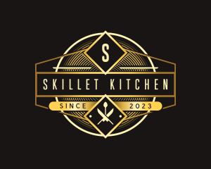 Luxury Kitchen Restaurantt logo design