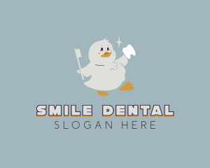 Duck Toothbrush Tooth logo