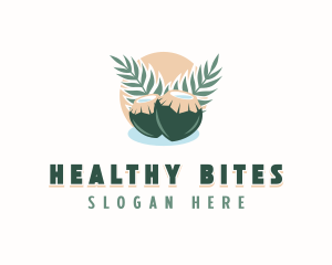 Healthy Organic Coconut  logo design