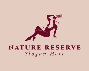 Nature Erotic Woman logo design