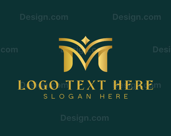 Luxury Elegant Letter M Logo