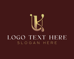 Elegant Luxury Letter K logo