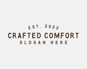 Simple Hipster Craft logo design