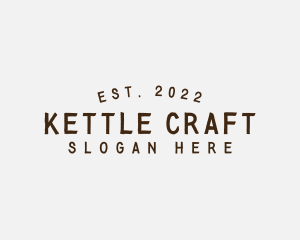 Simple Hipster Craft logo design