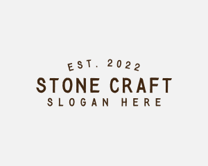 Simple Hipster Craft logo design