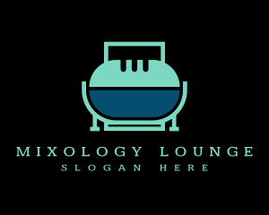 Microphone Music Lounge logo design